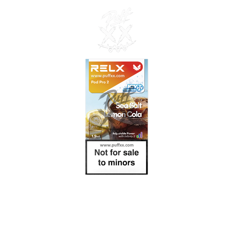RELX Pod Sea Salt Lemon Cola prefilled replacement pod