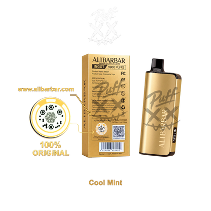 10 x Alibarbar Ingot 9000 Puffs $499.99