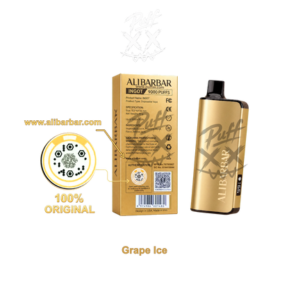 10 x Alibarbar Ingot 9000 Puffs $499.99