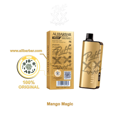 10 x Alibarbar Ingot 9000 Puffs $499.99