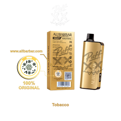 10 x Alibarbar Ingot 9000 Puffs $499.99
