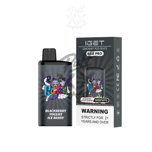 IGET Bar Pro 10000 Puffs - Blackberry Yogurt Ice Berry