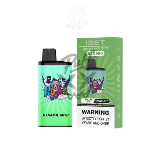 IGET Bar Pro 10000 Puffs - Dynamic Mint
