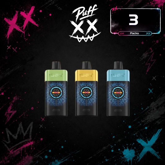 3 x IGET One 12000 Puffs $248.99