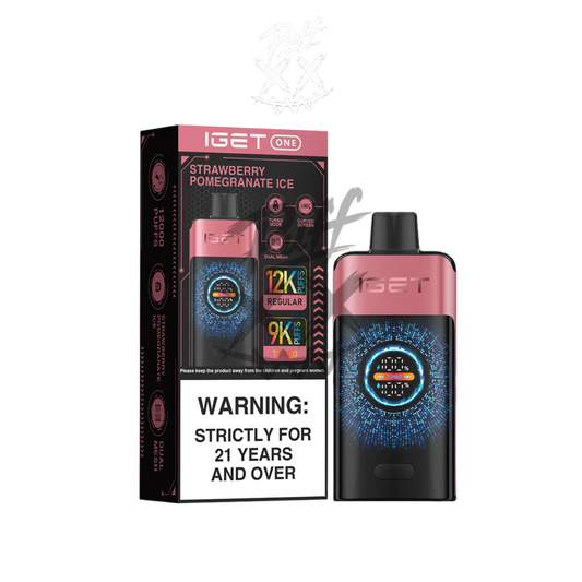IGET One 12000 Puffs - Strawberry Pomegranate Ice