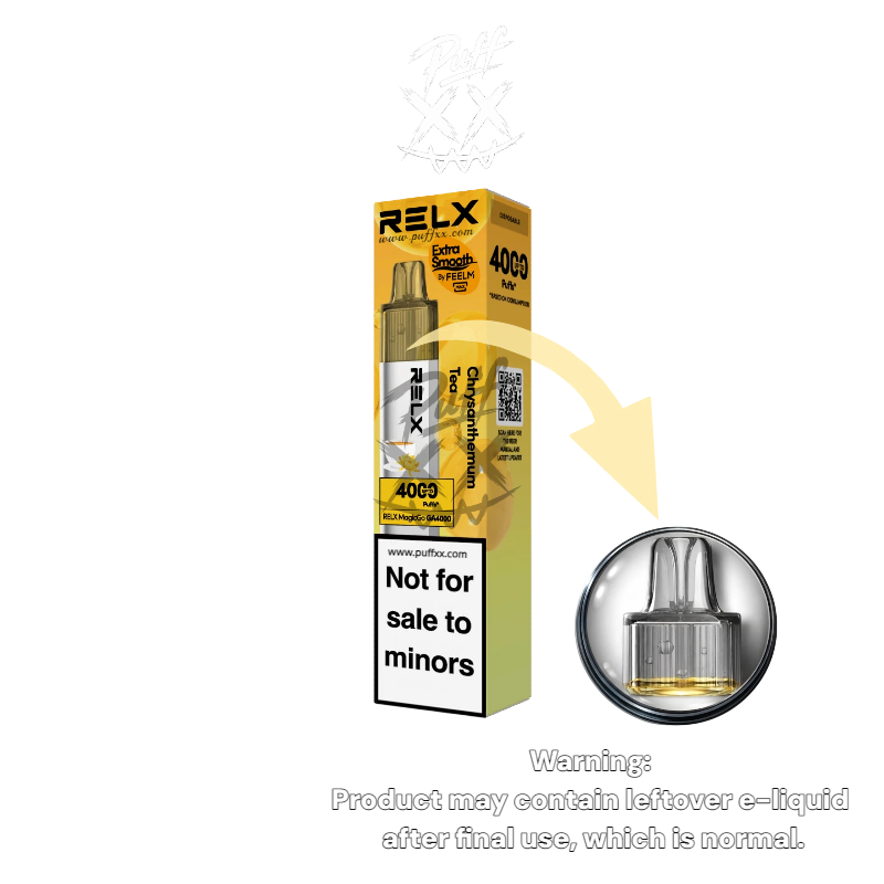 5 x Relx MagicGo 4000 Puffs $144.99