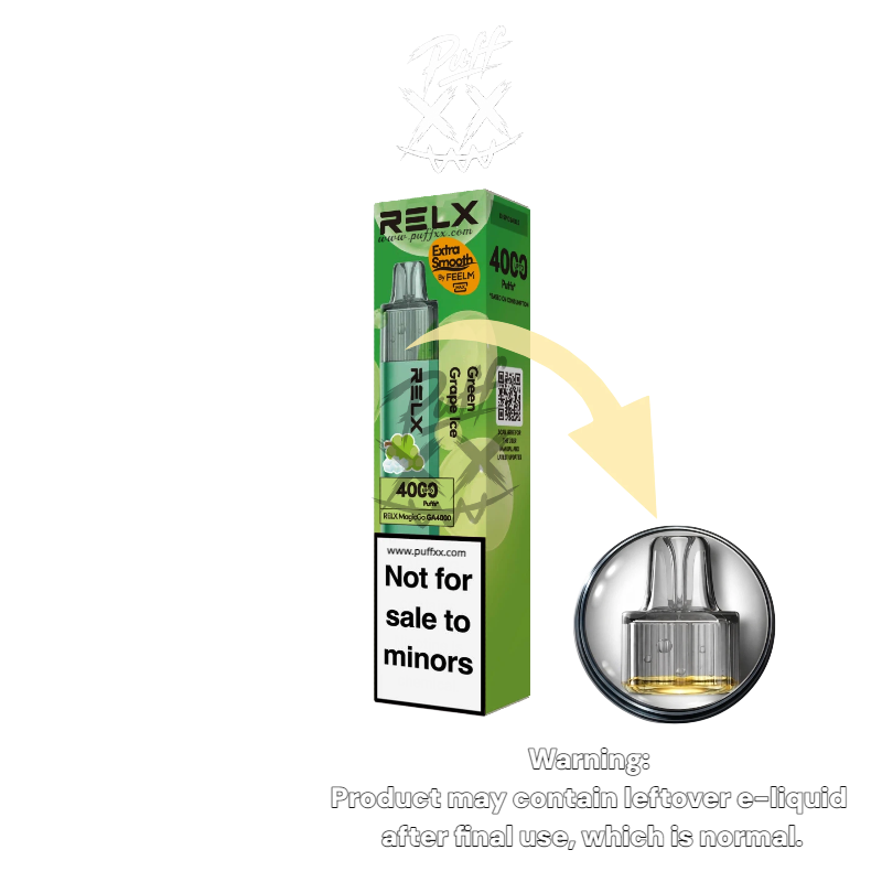5 x Relx MagicGo 4000 Puffs $144.99