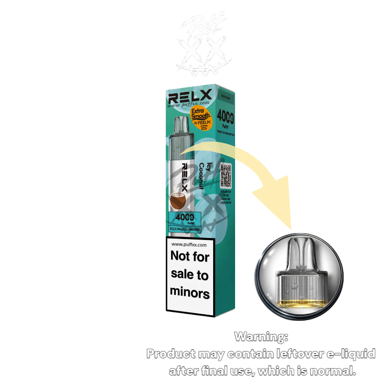 10 x Relx MagicGo 4000 Puffs $274.99