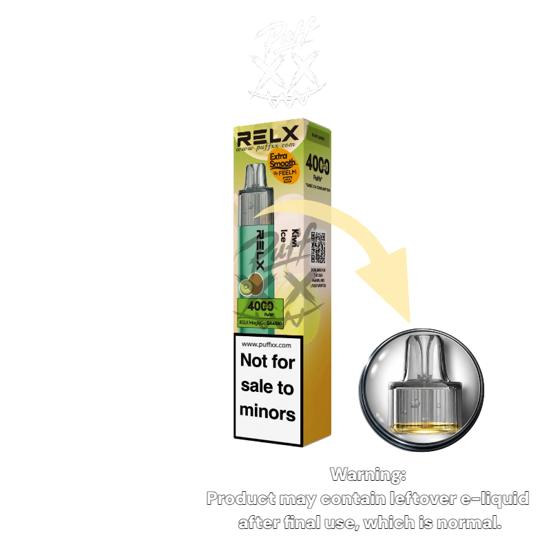 5 x Relx MagicGo 4000 Puffs $144.99