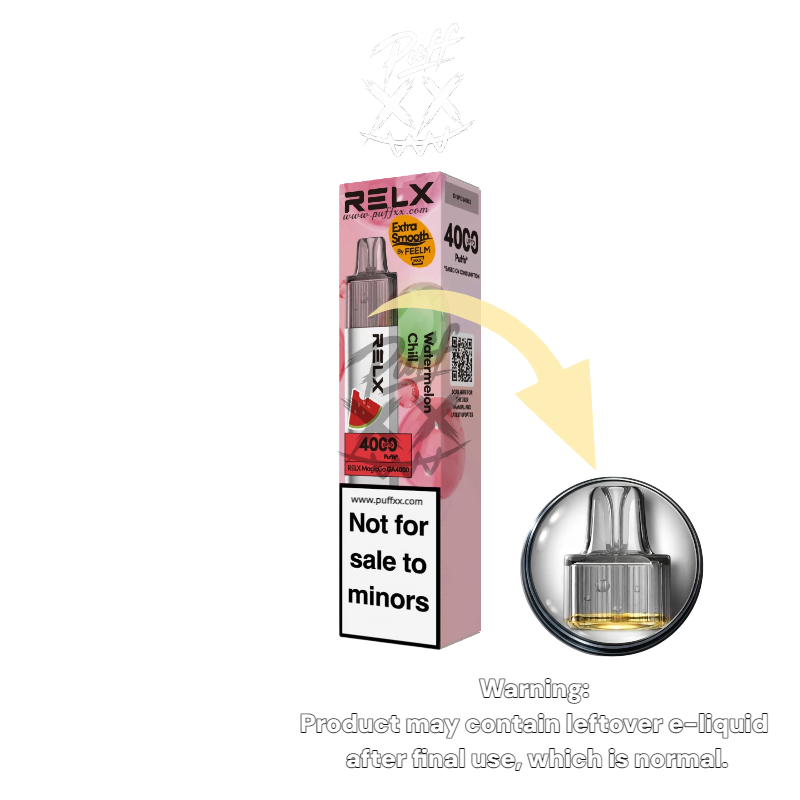 10 x Relx MagicGo 4000 Puffs $274.99