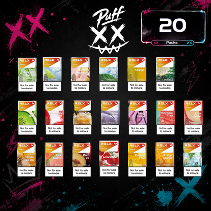 Clearance Sale –  20 × Relx Pods $153.19