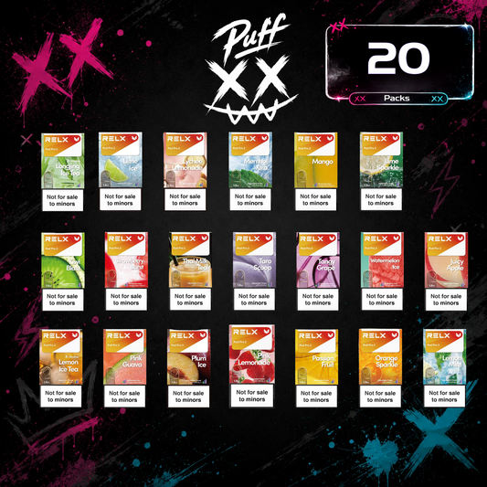 Clearance Sale –  20 × Relx Pods $153.19